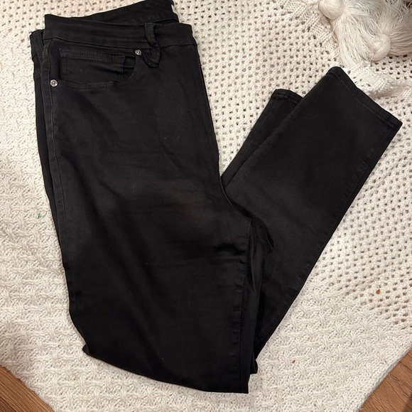 GOOD AMERICAN 16 size Classic Black Women's skinny Jeans - Picture 1 of 9